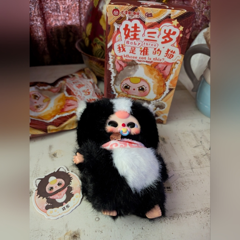 Baby Three Whose Cat Am I? Plush Blind Box - Cola